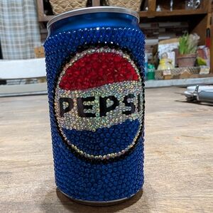 Mini Pepsi Hand Bedazzled Can